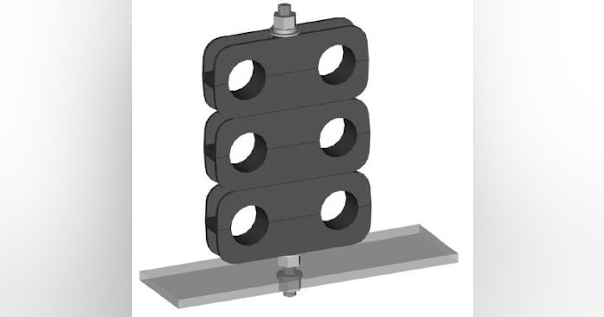 Support block for mini coaxial cables | Cabling Installation & Maintenance