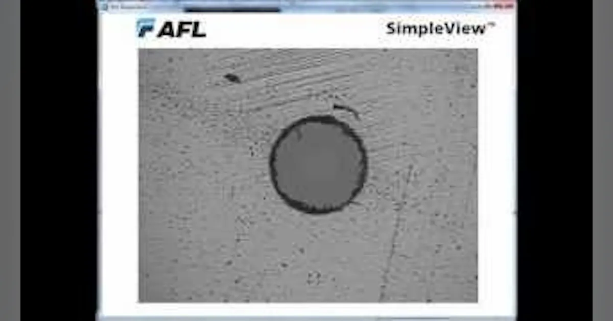 Connector Visual Inspection Video demos microscopic visual inspection of fiber-optic connectors ...