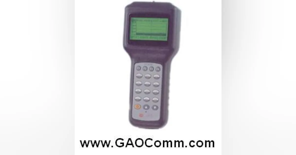 RF spectrum analyzer supports wide frequency range for indoor, outdoor ...