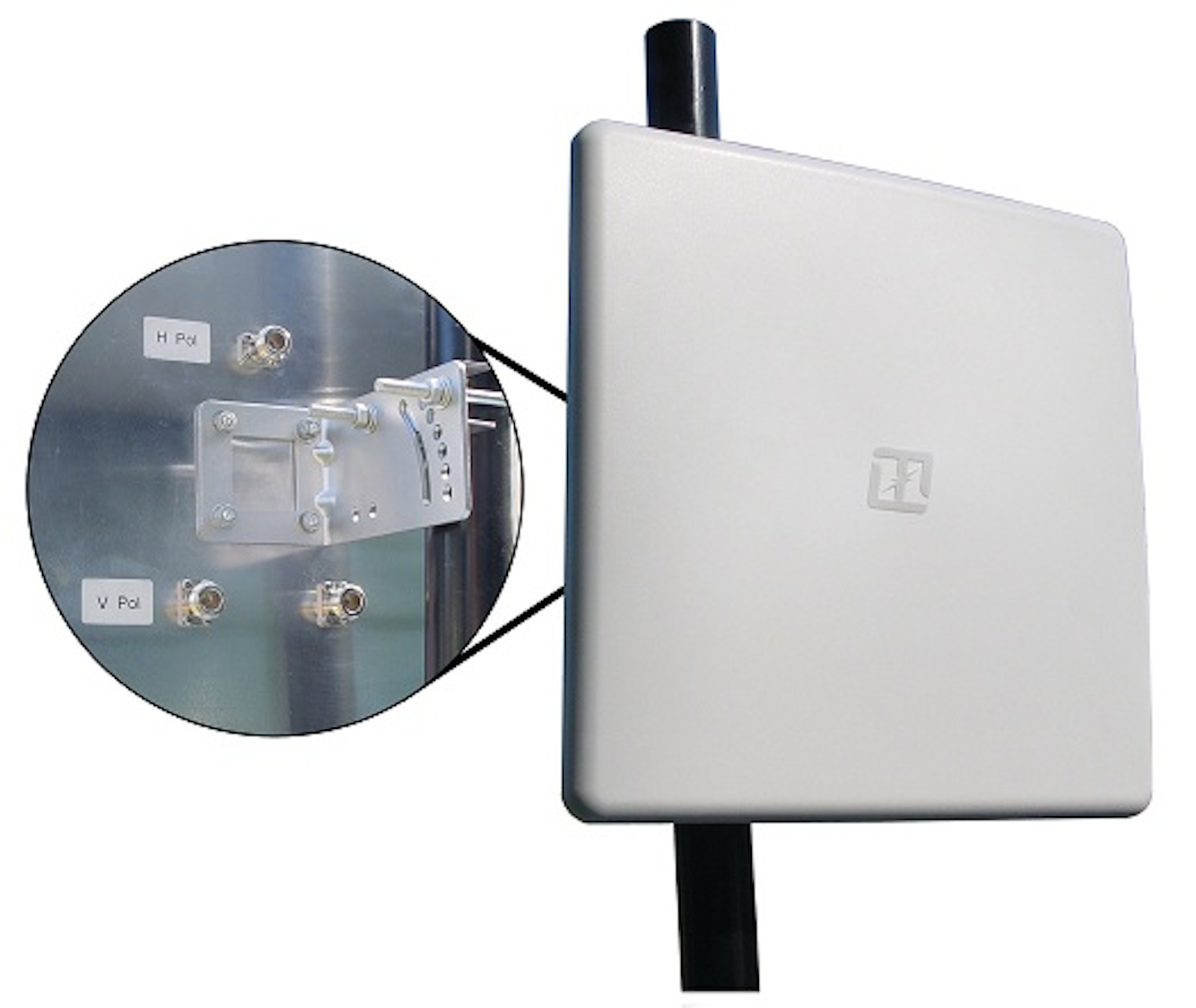 Heavy-duty dual-polarized MIMO flat panel antennas for outdoor use