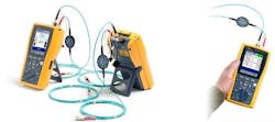 The DTX-EFM2 Encircled Flux Multimode Fiber Modules turn Fluke Networks' DTX CableAnalyzer into an EF-compliant optical-loss test set. The DTX-EFM2 Encircled Flux Multimode Fiber Modules turn Fluke Networks' DTX CableAnalyzer into an EF-compliant optical-loss test set.