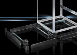 The Flex-Block plinth/base assembly from Rittal
