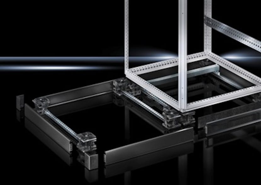 The Flex-Block plinth/base assembly from Rittal