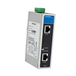 Moxa's INJ-24A can transmit 60W to a PoE powered device. Moxa's INJ-24A can transmit 60W to a PoE powered device.