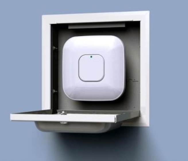 Enclosures house wireless access points, multimedia gateways in
