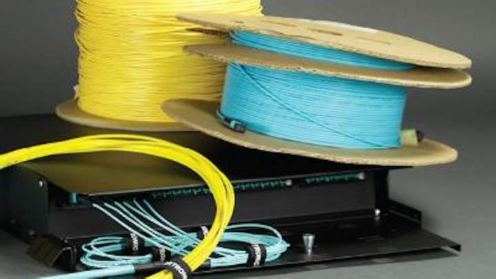 The Ortronics Preterminated Fiber Optic Trunk Cable Assembly System from Legrand