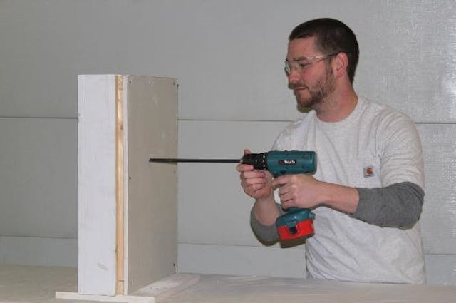 Snake drill clearance bit