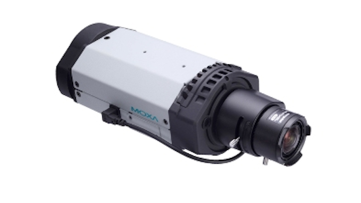 Moxa's VPort 36-1MP-IVA-T surveillance camera has been certified by UL for Class 1, Div. 2 hazardous locations, which can include petrochemical plants, onshore and offshore drilling, chemical processing facilities, dip tanks and spray-paint areas.