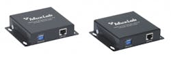 MuxLab's HDMI-over-IP Extender with PoE includes an encoder and decoder that convert an HDMI bitstream into IP, then back to the original HDMI bitstream. MuxLab's HDMI-over-IP Extender with PoE includes an encoder and decoder that convert an HDMI bitstream into IP, then back to the original HDMI bitstream.