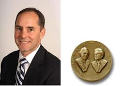 John Siemon, Siemon Company&apos;s CTO and VP of global operations, will receive the Astin-Polk International Standards Medal (shown right) from ANSI in a ceremony October 2. The award recognizes John Siemon&apos;s distinguished service in promoting trade and understanding among nations through the advancement, development or administration of international standardization, measurements or certification.