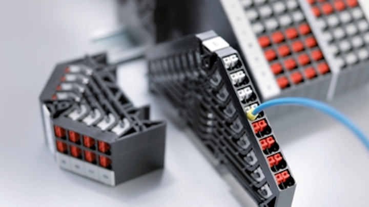 Weidmuller's new terminal block series support efficient wiring concepts for process industry environments, the company says.
