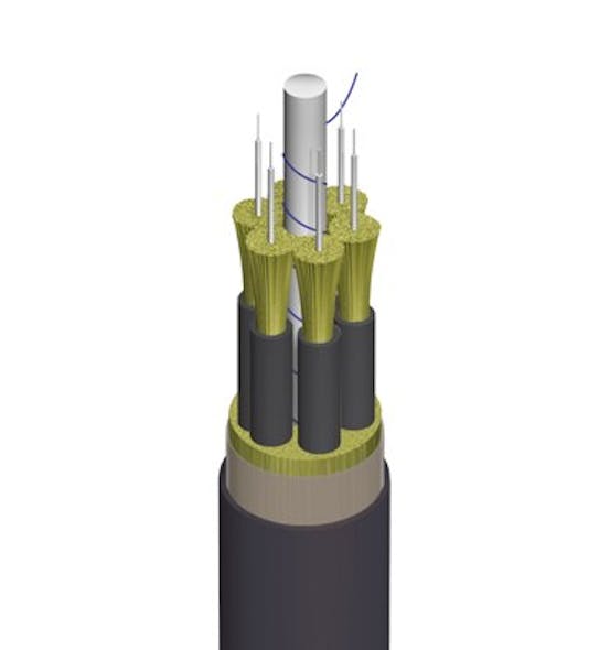 AFLs Indoor/Outdoor Low Smoke Zero Halogen LSZH Breakout Cables feature a UV- and fungal-resistant jacket.