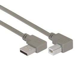 L-Com USB 2.0 right-angle cable assemblies