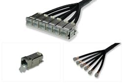 the tBL-tde Basic Link RJ45 module from trans data elektronik enables preassembled Category 6A cabling links.