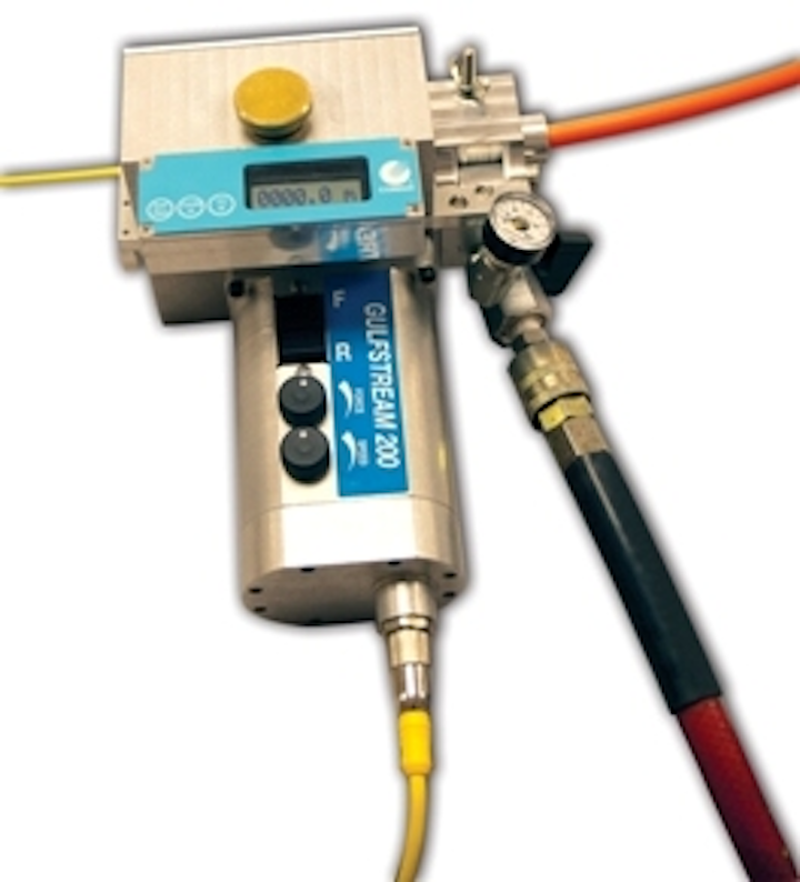 The Condux Gulfstream 200 micr fiber optic cable blower