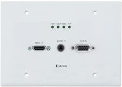 Extron Electronics' XTP T UWP 302 wallplate transmitter Extron Electronics' XTP T UWP 302 wallplate transmitter
