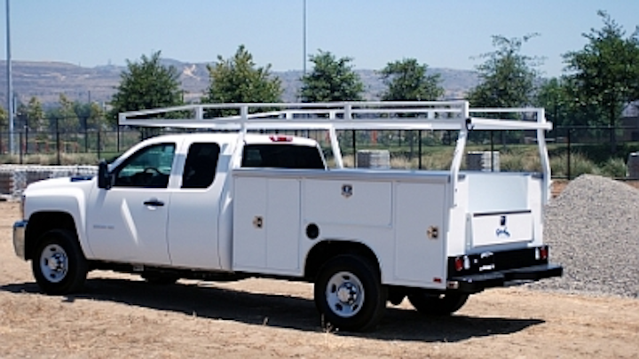 The locks on this truck are coded to its ignition key, thanks to Bolt lock technology.