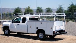 The locks on this truck are coded to its ignition key, thanks to Bolt lock technology. The locks on this truck are coded to its ignition key, thanks to Bolt lock technology.
