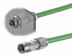 Metz Connect's M12 jack for field assembly achieves IP67 rating when mated. Metz Connect's M12 jack for field assembly achieves IP67 rating when mated.