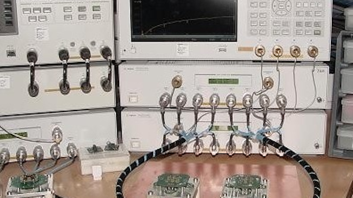 Laboratory test setup for Category 8 connector performance