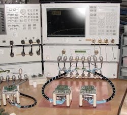 Laboratory test setup for Category 8 connector performance Laboratory test setup for Category 8 connector performance