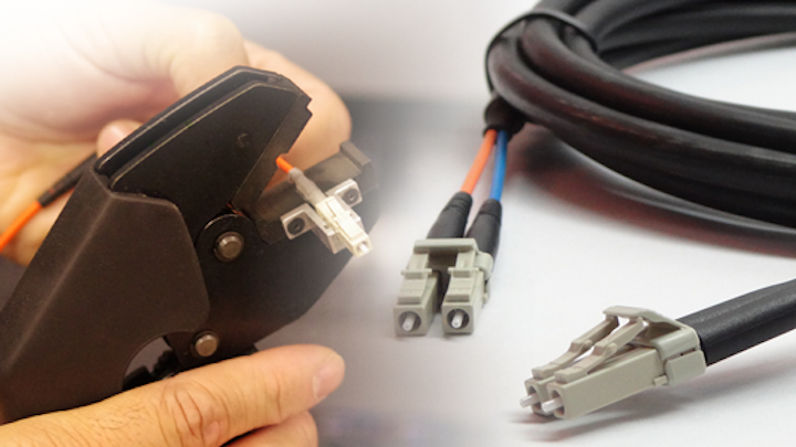 OFS unveils LC 'crimp and cleave' connector, termination kit for industrial cabling system