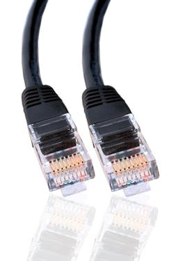 The installed base of RJ-45-terminated Cat 5e and Cat 6 cables, such as those shown here, are the target technology of the NBase-T Alliance, which is advancing the ability of Aquantia's AQrate technology to deliver 2.5- and 5-Gbit/sec Ethernet over Cat 5e and Cat 6 cable. The installed base of RJ-45-terminated Cat 5e and Cat 6 cables, such as those shown here, are the target technology of the NBase-T Alliance, which is advancing the ability of Aquantia's AQrate technology to deliver 2.5- and 5-Gbit/sec Ethernet over Cat 5e and Cat 6 cable.