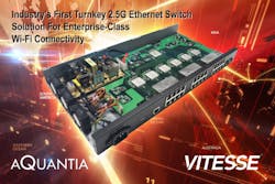 2.5G Ethernet switch drives 'Wave 2' 802.11ac AP backhaul above 1G for enterprise Wi-Fi 2.5G Ethernet switch drives 'Wave 2' 802.11ac AP backhaul above 1G for enterprise Wi-Fi