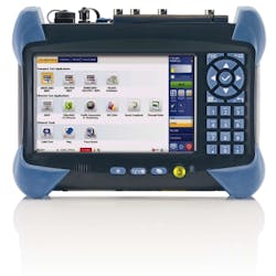 FTTA tester validates for CPRI, tests fiber spans from base station to RRU FTTA tester validates for CPRI, tests fiber spans from base station to RRU