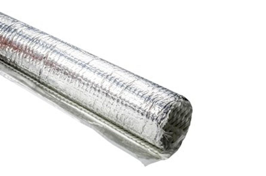 Wires and cables, including network cable, that is exposed to radiant heat may benefit from protection provided by this Aluminum Laminated Fiberglass Wrap from HellermannTyton.
