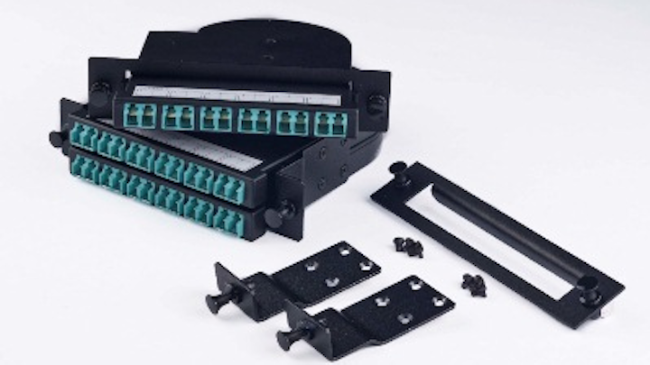 Opticonx now offers these P3Link Xtreme LGX fiber-optic adapter plates, which retrofit any of the company's P3Link Xtreme connector modules or splice modules to fit the LGX footprint.
