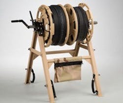 OCC's ALRS - Advanced Lightweight Reel Stand - weighs one-third what a typical RL-31 military stand weighs. The ALRS is designed for quick and convenient payout and retrieval during both copper and fiber-optic cable installation. OCC's ALRS - Advanced Lightweight Reel Stand - weighs one-third what a typical RL-31 military stand weighs. The ALRS is designed for quick and convenient payout and retrieval during both copper and fiber-optic cable installation.