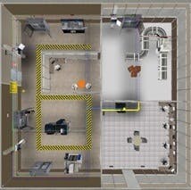 This conceptual view of an automation network, taken from the Panduit website, shows the varied uses and environments for which industrial cabling systems can be used. Panduit and General Cable are introducing the PanGen Industrial Automation Connectivity offering.