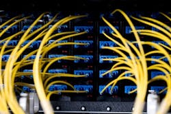 Over the past 10 years Vision Technologies's cable installation projects have included cabling of many types, including shielded and unshielded twisted-pair copper, coaxial, multimode fiber and, as shown here, singlemode fiber. Over the past 10 years Vision Technologies's cable installation projects have included cabling of many types, including shielded and unshielded twisted-pair copper, coaxial, multimode fiber and, as shown here, singlemode fiber.