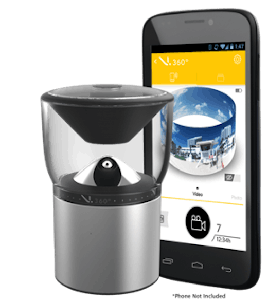 360-degree HD video camera brings Wi-Fi, Android connectivity; is Mil-spec ruggedized