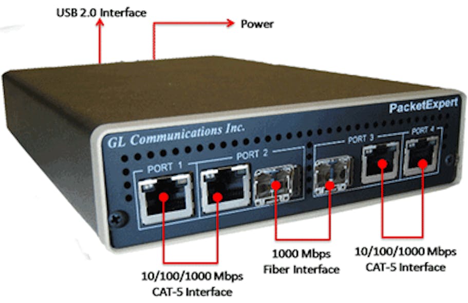 GL Communications adds Ethernet, IP testing to PacketExpert platform