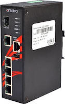 6-port managed Gigabit Ethernet fiber-optic switches from Antaira target harsh environment, industrial uses 6-port managed Gigabit Ethernet fiber-optic switches from Antaira target harsh environment, industrial uses