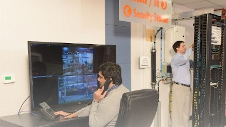 The enterprise showcase within the Berk-Tek TEK Center in New Holland, PA includes a security demo using the company's OneReach PoE Extender System; it also has direct-attach solutions on display to show how this setup can be beneficial when connecting IP devices like wireless access points, IP cameras and others.