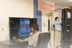 The enterprise showcase within the Berk-Tek TEK Center in New Holland, PA includes a security demo using the company's OneReach PoE Extender System; it also has direct-attach solutions on display to show how this setup can be beneficial when connecting IP devices like wireless access points, IP cameras and others. The enterprise showcase within the Berk-Tek TEK Center in New Holland, PA includes a security demo using the company's OneReach PoE Extender System; it also has direct-attach solutions on display to show how this setup can be beneficial when connecting IP devices like wireless access points, IP cameras and others.