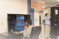The enterprise showcase within the Berk-Tek TEK Center in New Holland, PA includes a security demo using the company&apos;s OneReach PoE Extender System; it also has direct-attach solutions on display to show how this setup can be beneficial when connecting IP devices like wireless access points, IP cameras and others.