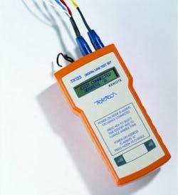 The TS125 Remote Far-End Device from Teletech is now available through EXFO, via a reseller agreement. When used in combination with EXFO's MaxTester 600 series, the test set drastically reduces the number of truck rolls needed to change the state of the circuit's far end when performing copper circuit quality testing. The TS125 Remote Far-End Device from Teletech is now available through EXFO, via a reseller agreement. When used in combination with EXFO's MaxTester 600 series, the test set drastically reduces the number of truck rolls needed to change the state of the circuit's far end when performing copper circuit quality testing.