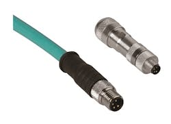 Turck's small-footprint M8 Industrial Ethernet connectivity system leverages Cat 5e cabling Turck's small-footprint M8 Industrial Ethernet connectivity system leverages Cat 5e cabling