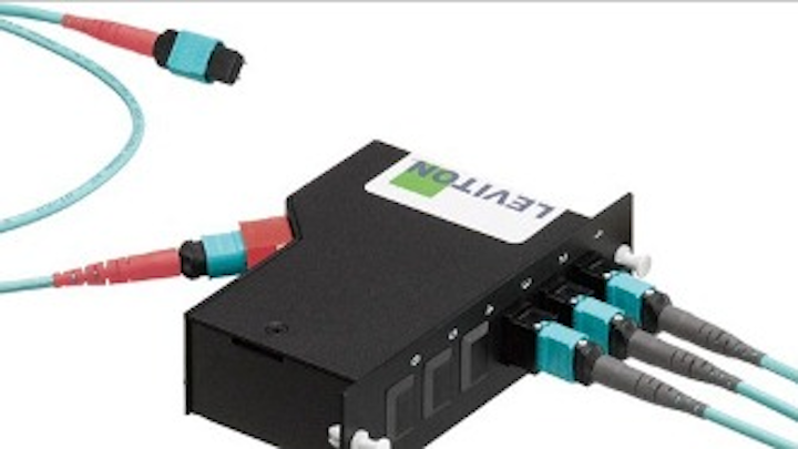 Leviton's Opt-X Unity is a 24-fiber connectivity system that the company says will carry data center managers through several speed migrations, not just the next one.