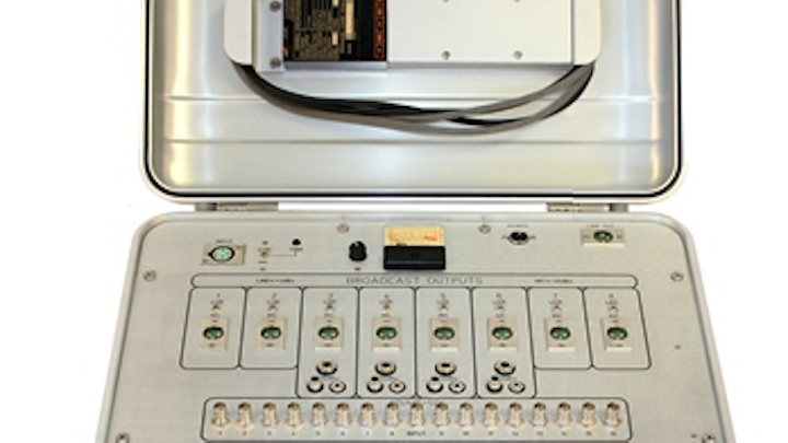 RCI Custom's BM-AVSDI816 is an AV distribution unit that combines broadcast-quality audio with HD-SDI video.
