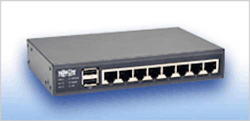 Tripp Lite's 8-port console server enables remote wireless network access