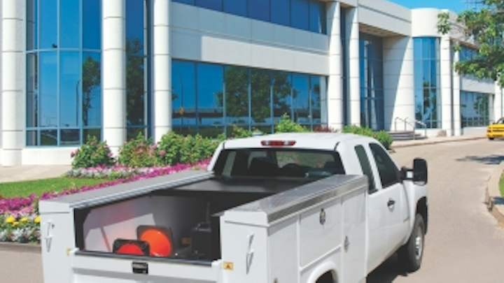 Utility-grade retractable tonneau covers protect cabling contractors' truck-bed tools, gear