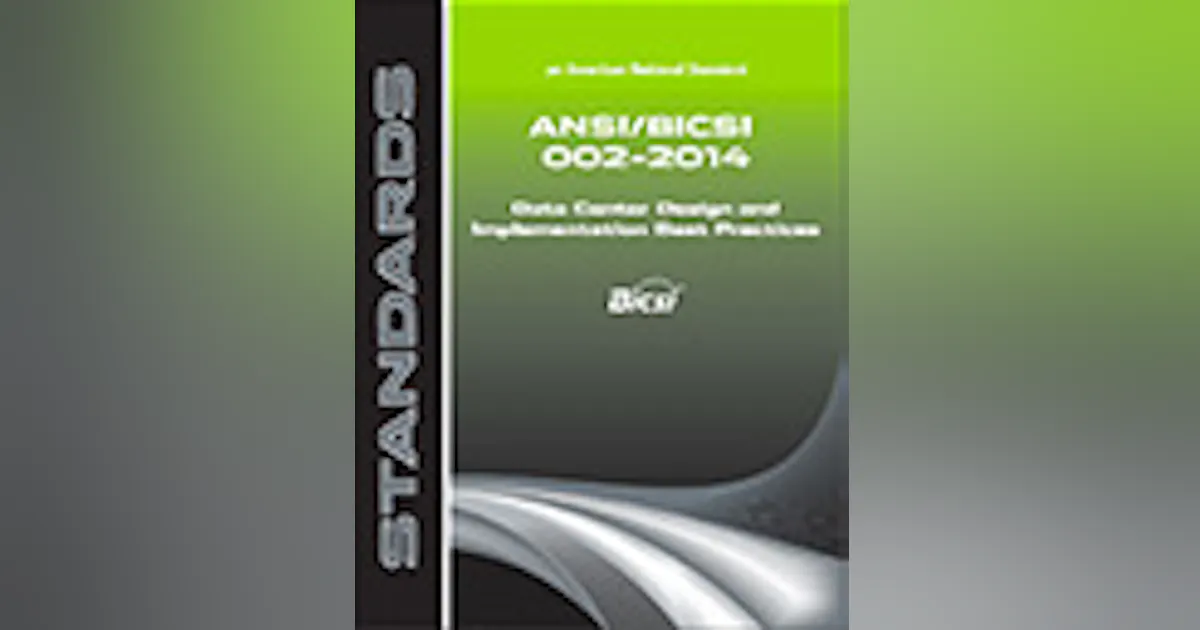 Bicsi Standard Rack BICSI releases updated data center standard ANSI/BICSI 002-2014 ...