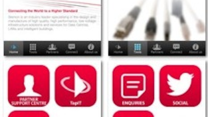 The Siemon mobile app allows users to access a number of documents, videos and other resources, and also allows Siemon partners to log in and access the company's Partner Support Center.