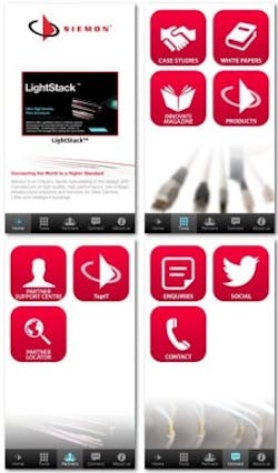 The Siemon mobile app allows users to access a number of documents, videos and other resources, and also allows Siemon partners to log in and access the company's Partner Support Center. The Siemon mobile app allows users to access a number of documents, videos and other resources, and also allows Siemon partners to log in and access the company's Partner Support Center.