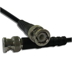 Coaxial cable assemblies like this one are a staple of Amphenol RF. The company recently merged its RF and Connex business units under the Amphenol RF name. Coaxial cable assemblies like this one are a staple of Amphenol RF. The company recently merged its RF and Connex business units under the Amphenol RF name.